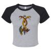 Women's Micro Rib Raglan Baby Tee Thumbnail