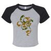 Women's Micro Rib Raglan Baby Tee Thumbnail