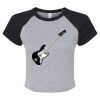 Women's Micro Rib Raglan Baby Tee Thumbnail