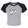 Women's Micro Rib Raglan Baby Tee Thumbnail