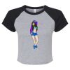 Women's Micro Rib Raglan Baby Tee Thumbnail