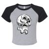 Women's Micro Rib Raglan Baby Tee Thumbnail