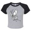 Women's Micro Rib Raglan Baby Tee Thumbnail