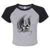 Women's Micro Rib Raglan Baby Tee Thumbnail
