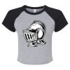 Women's Micro Rib Raglan Baby Tee Thumbnail