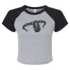 Women's Micro Rib Raglan Baby Tee Thumbnail