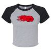 Women's Micro Rib Raglan Baby Tee Thumbnail