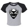 Women's Micro Rib Raglan Baby Tee Thumbnail