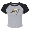 Women's Micro Rib Raglan Baby Tee Thumbnail