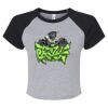 Women's Micro Rib Raglan Baby Tee Thumbnail