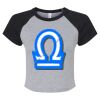 Women's Micro Rib Raglan Baby Tee Thumbnail