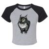 Women's Micro Rib Raglan Baby Tee Thumbnail