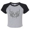 Women's Micro Rib Raglan Baby Tee Thumbnail