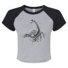 Women's Micro Rib Raglan Baby Tee Thumbnail