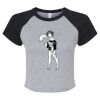 Women's Micro Rib Raglan Baby Tee Thumbnail