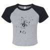 Women's Micro Rib Raglan Baby Tee Thumbnail