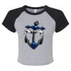 Women's Micro Rib Raglan Baby Tee Thumbnail