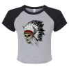 Women's Micro Rib Raglan Baby Tee Thumbnail