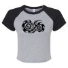 Women's Micro Rib Raglan Baby Tee Thumbnail