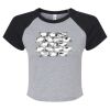 Women's Micro Rib Raglan Baby Tee Thumbnail