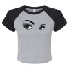 Women's Micro Rib Raglan Baby Tee Thumbnail