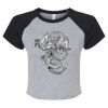 Women's Micro Rib Raglan Baby Tee Thumbnail