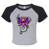 Women's Micro Rib Raglan Baby Tee Thumbnail