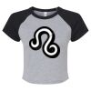Women's Micro Rib Raglan Baby Tee Thumbnail