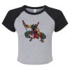 Women's Micro Rib Raglan Baby Tee Thumbnail