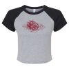 Women's Micro Rib Raglan Baby Tee Thumbnail