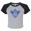 Women's Micro Rib Raglan Baby Tee Thumbnail