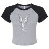 Women's Micro Rib Raglan Baby Tee Thumbnail