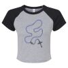 Women's Micro Rib Raglan Baby Tee Thumbnail