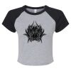 Women's Micro Rib Raglan Baby Tee Thumbnail