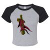 Women's Micro Rib Raglan Baby Tee Thumbnail