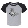 Women's Micro Rib Raglan Baby Tee Thumbnail