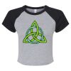 Women's Micro Rib Raglan Baby Tee Thumbnail