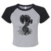 Women's Micro Rib Raglan Baby Tee Thumbnail