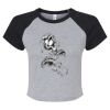 Women's Micro Rib Raglan Baby Tee Thumbnail