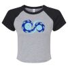 Women's Micro Rib Raglan Baby Tee Thumbnail