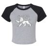 Women's Micro Rib Raglan Baby Tee Thumbnail