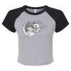 Women's Micro Rib Raglan Baby Tee Thumbnail