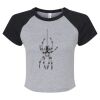 Women's Micro Rib Raglan Baby Tee Thumbnail