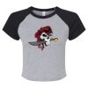 Women's Micro Rib Raglan Baby Tee Thumbnail