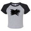 Women's Micro Rib Raglan Baby Tee Thumbnail