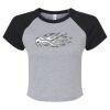 Women's Micro Rib Raglan Baby Tee Thumbnail