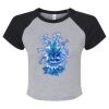 Women's Micro Rib Raglan Baby Tee Thumbnail