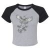 Women's Micro Rib Raglan Baby Tee Thumbnail