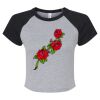 Women's Micro Rib Raglan Baby Tee Thumbnail