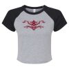 Women's Micro Rib Raglan Baby Tee Thumbnail